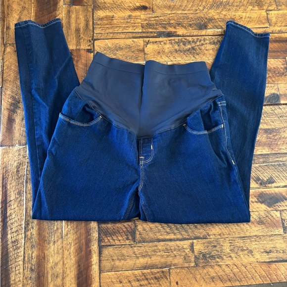 Old Navy Women's Dark Blue Jeggings - Picture 5 of 7